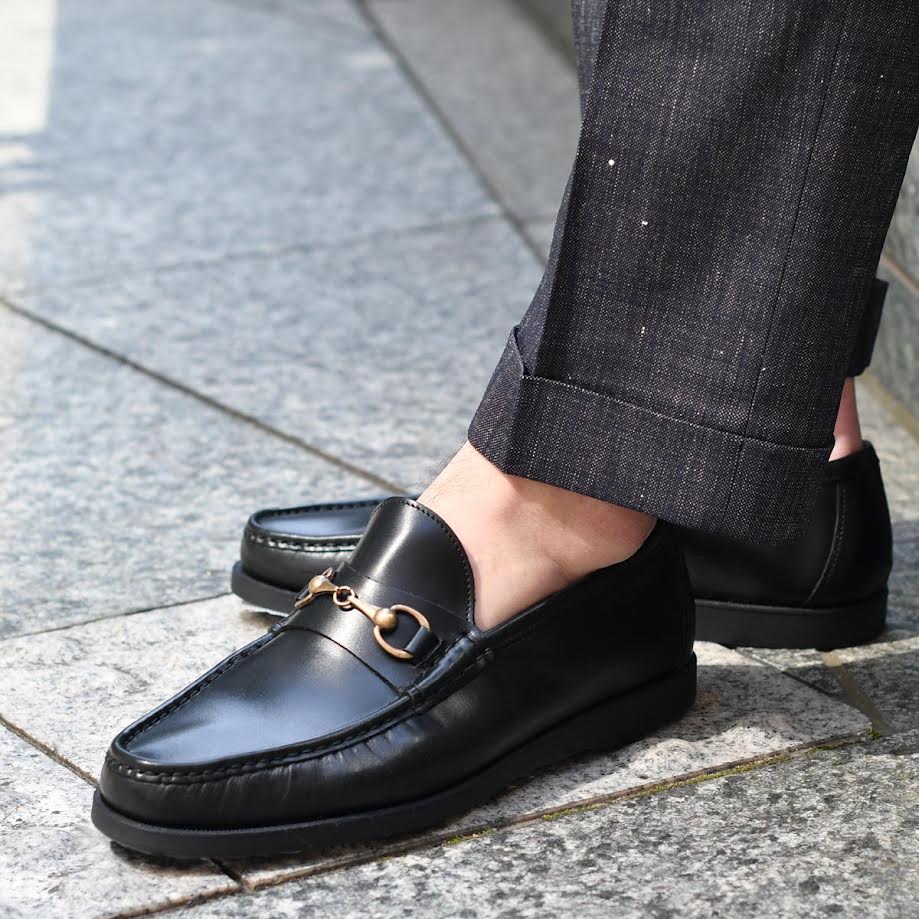 IL MOCASSINO【イル モカシーノ】ビットローファー ラバーソール B