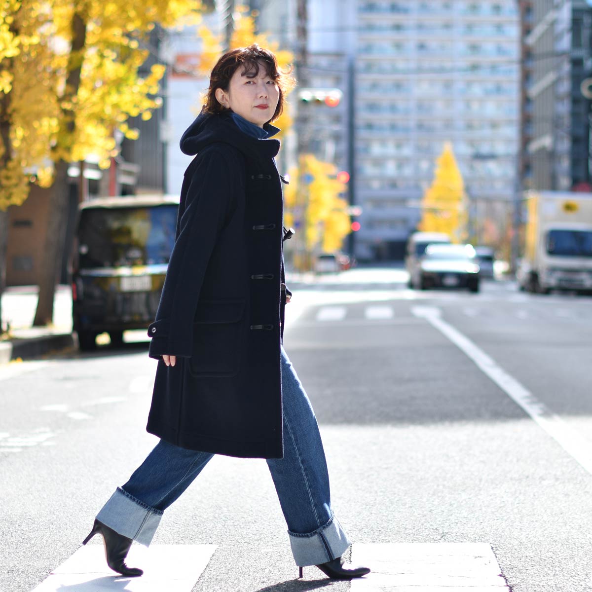 INVERTERE インバーティア ダッフルコート ネイビー 42 INVERTERE（インバーティア） INVERTERE【インバーティア】ダッフル