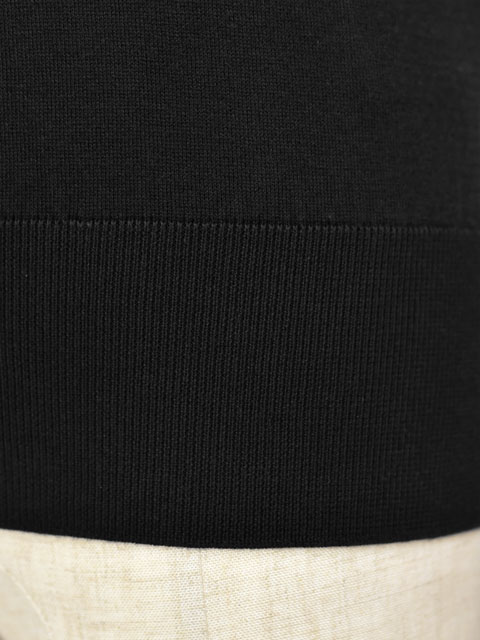 JOHN SMEDLEY【ジョンスメドレー】フレンチスリーブニット(黒)美品 JOHN SMEDLEY（ジョンスメドレー） JOHN SMEDLEY【ジョンスメドレー