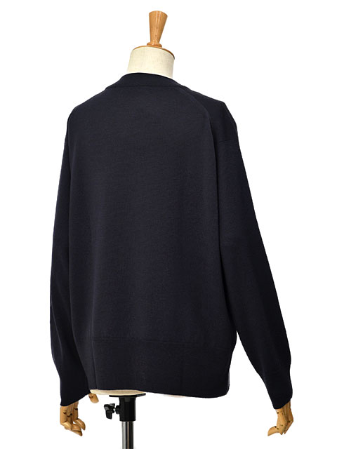 JOHN SMEDLEY【ジョンスメドレー】クルーネックニット 24G CALVERT BLACK ウール ブラック JOHN SMEDLEY SMEDLEY【ジョンスメドレー】クルーネックニット