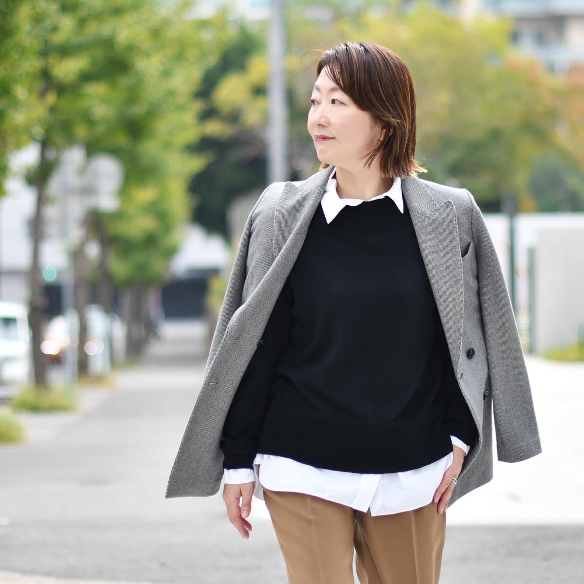 JOHN SMEDLEY【ジョンスメドレー】クルーネックニット 24G CALVERT BLACK ウール ブラック JOHN SMEDLEY SMEDLEY【ジョンスメドレー】クルーネックニット