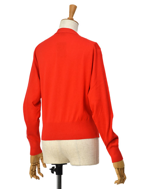 出品終了間近 JOHN SMEDLEY現行Vネック カーディガン jonsmdy03051red2.jpg