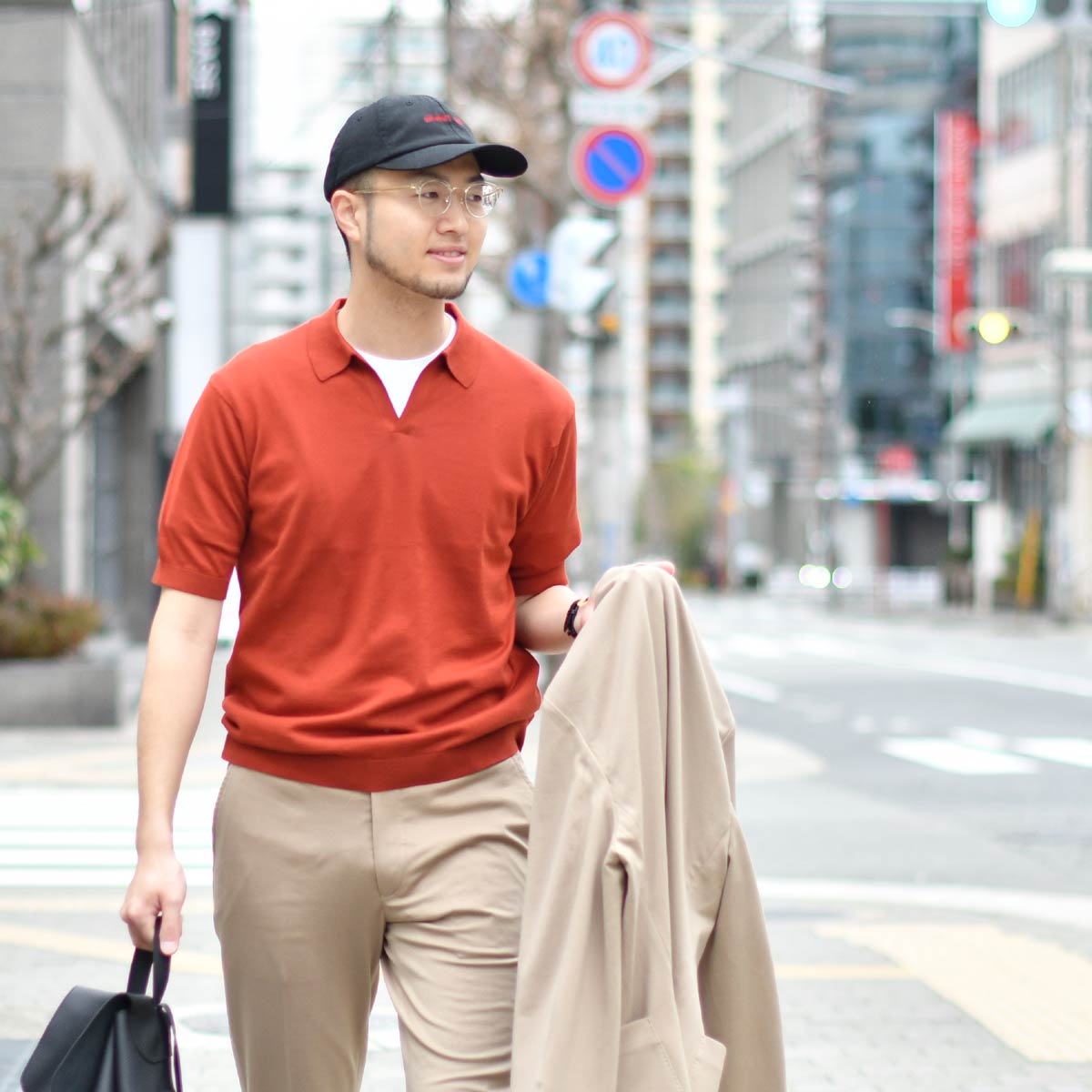 JOHN SMEDLEY ニット・セーター 赤 4119425J0030 JOHN SMEDLEY（ニット/セーター ・ レッド/赤色系）のフリマ