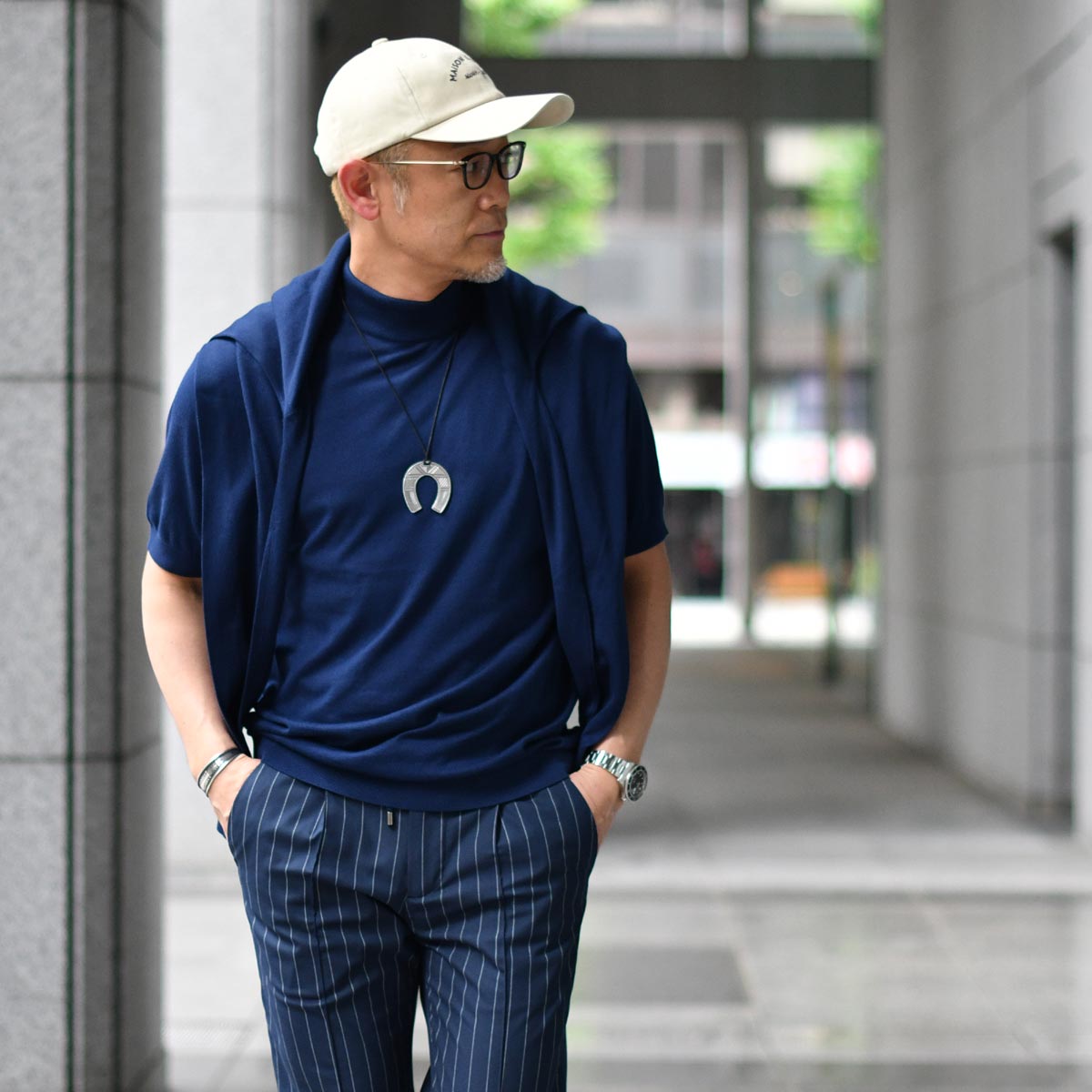 JOHN SMEDLEY SMEDLEY【ジョンスメドレー】モックネックニット