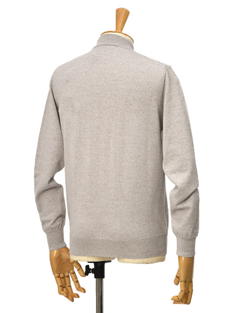 LORENZONI【ロレンツォーニ】ハイゲージモックネックニット 14G