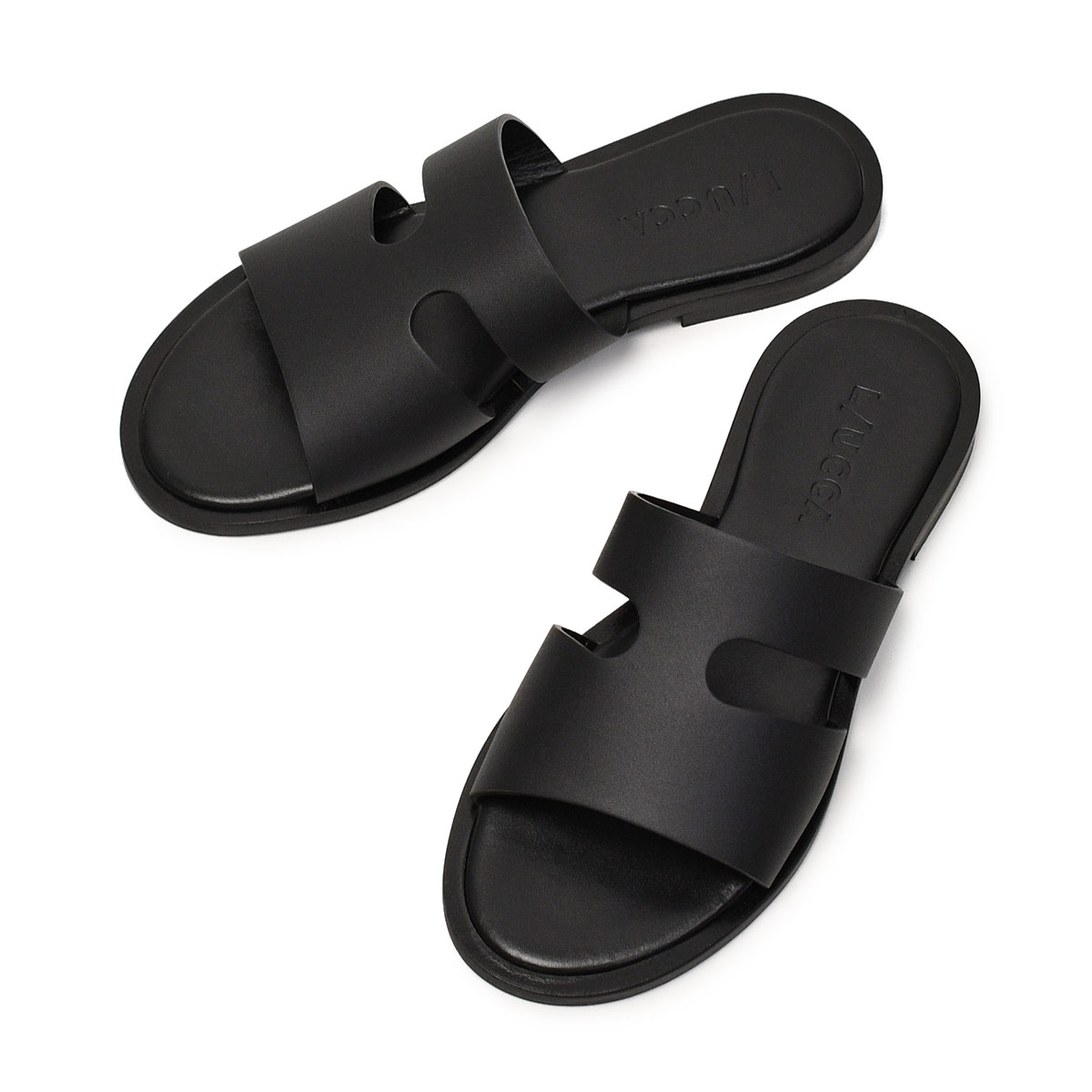 LUCCA・L/UCCA【ルッカ】H CUTサンダル LU04 CAMEL レザー キャメル