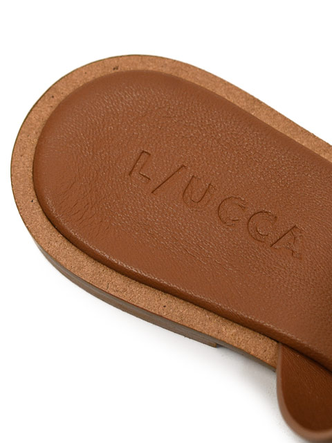 LUCCA・L/UCCA【ルッカ】H CUTサンダル LU04 CAMEL レザー キャメル