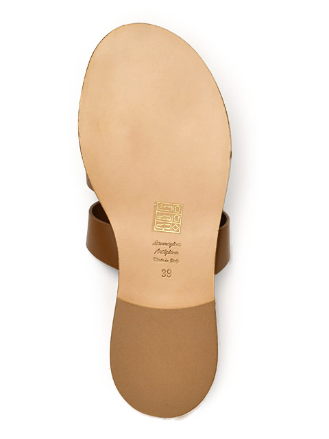 LUCCA・L/UCCA【ルッカ】H CUTサンダル LU04 CAMEL レザー キャメル