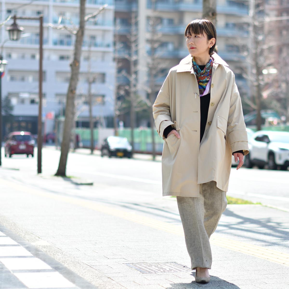 ❤️MACKINTOSH グレー スーツセット　カシミヤ 50% 美品　AB5 ❤️MACKINTOSH グレー スーツセットカシミヤ 50% 美品AB5