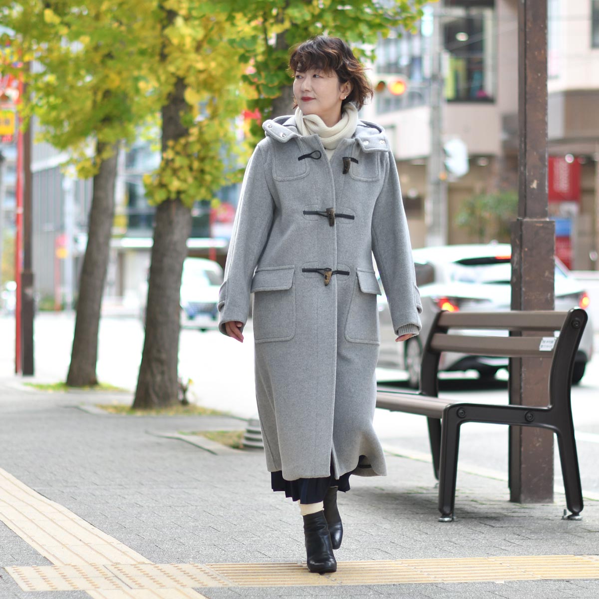 マッキントッシュ ダッフルコート カーディガン セット販売 裏地チェック M Mackintosh（マッキントッシュ） MACKINTOSH【マッキントッシュ