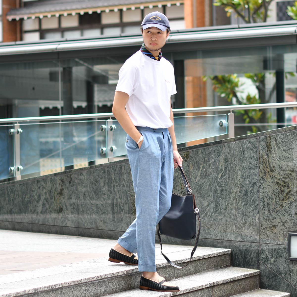 Maison Labiche【メゾン ラビッシュ】キャップ CLASSIC CAP MAISON LABICHE CARBON BLUE コットン  ネイビー