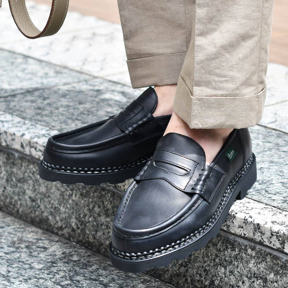 Paraboot【パラブーツ】ローファー ランス REIMS 099412 LIS NOIR ブラック