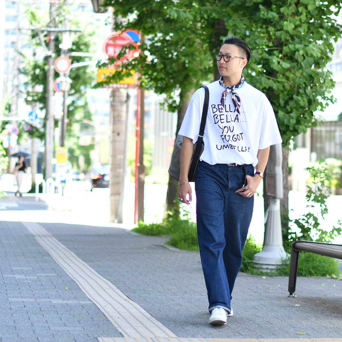 PELLETIER【ペルティエ】ショルダーバッグ Seau epaule GRAY ナイロン