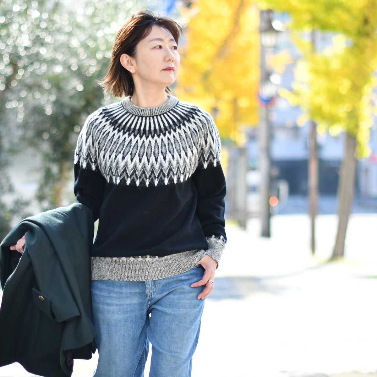 THEAIRTOWN ジエアタウン place good denim pt デニム L THEAIRTOWN(ジエアタウン) デニム・ジーパン(レディース
