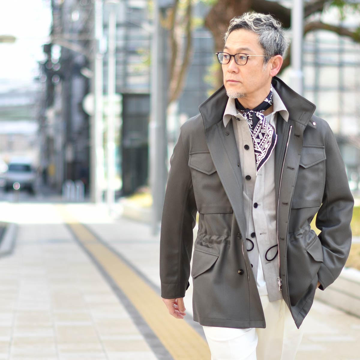 campagne Whiteley&Green【ホワイトリー＆グリーン】M-65型ブルゾン