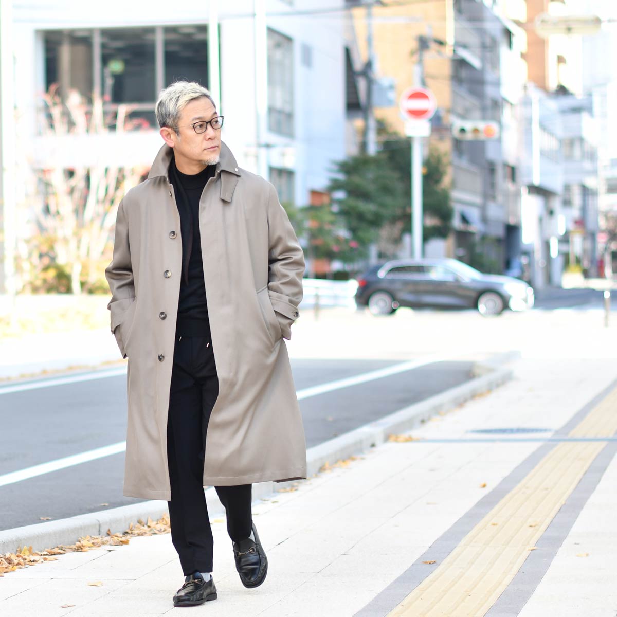 Whiteley&Green【ホワイトリー＆グリーン】ステンカラーコート DUNFORD