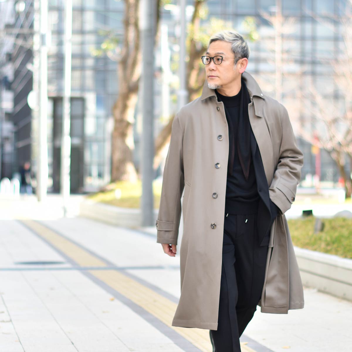 Whiteley&Green【ホワイトリー＆グリーン】ステンカラーコート DUNFORD