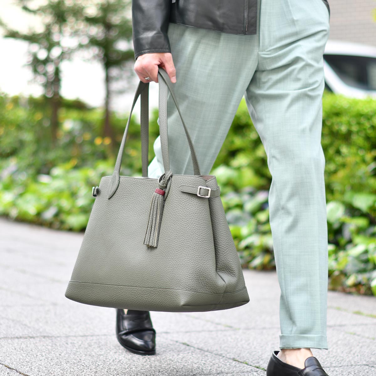 ACATE【アカーテ】トートバッグ LODOS2 ナチュラルシュリンクレザー