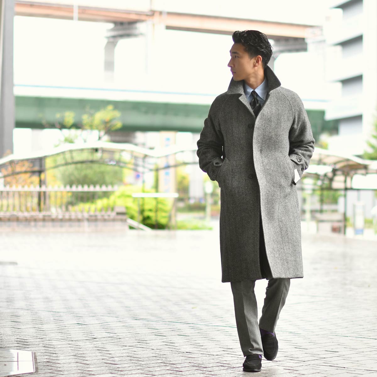 BRERAS【ブレラス】ステンカラーコート ZAGABRIA C14 201 ヴァージン