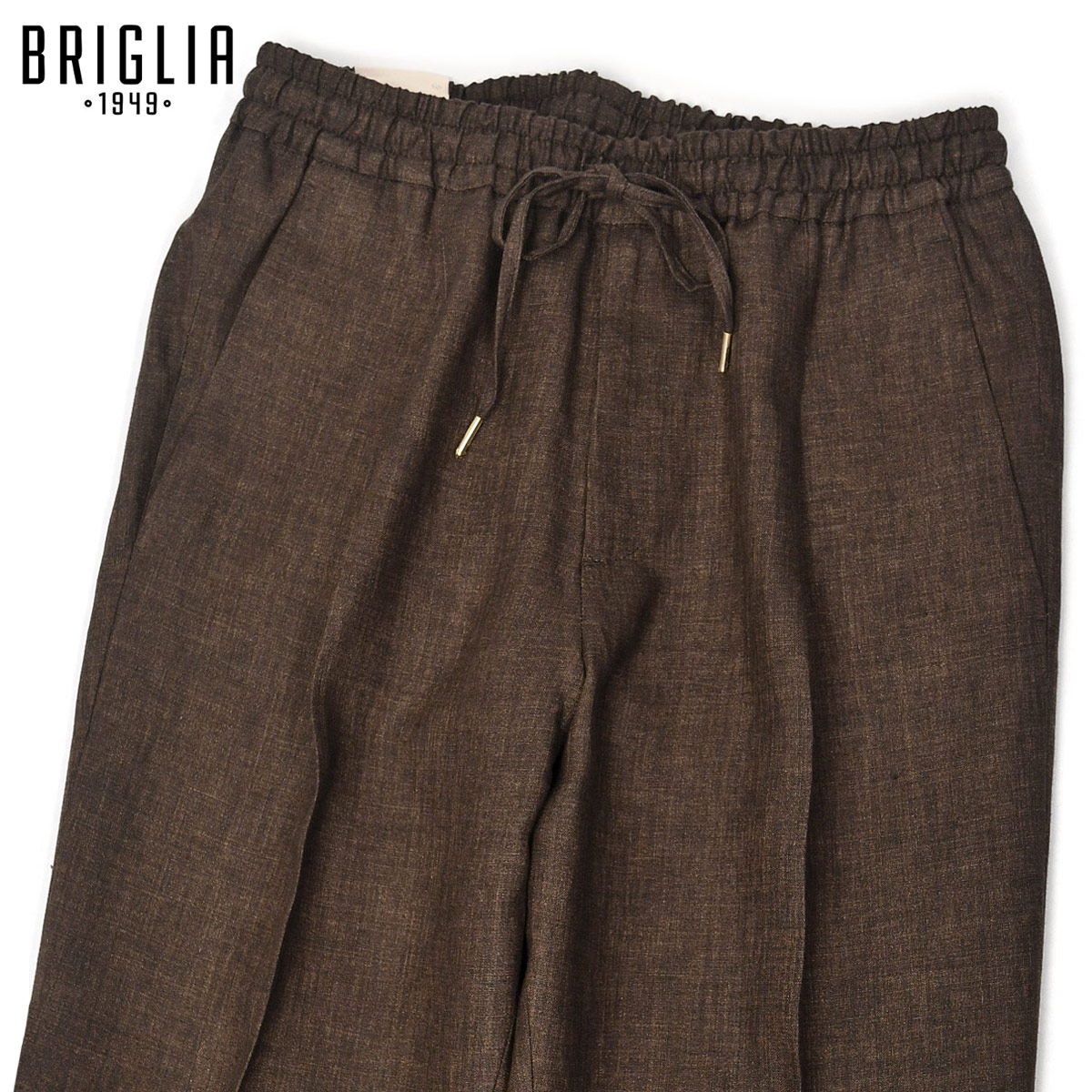 BRIGLIA1949【ブリリア1949】ワンプリーツ イージーパンツ WIMBLEDON