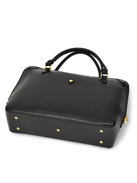 シャンポールセリエ　ブリーフ　ビジネスバッグ　Rivau ブラック　シボ革 CHAMBORD SELLIER / RIVAU ブリーフケース（ビジネスバッグ