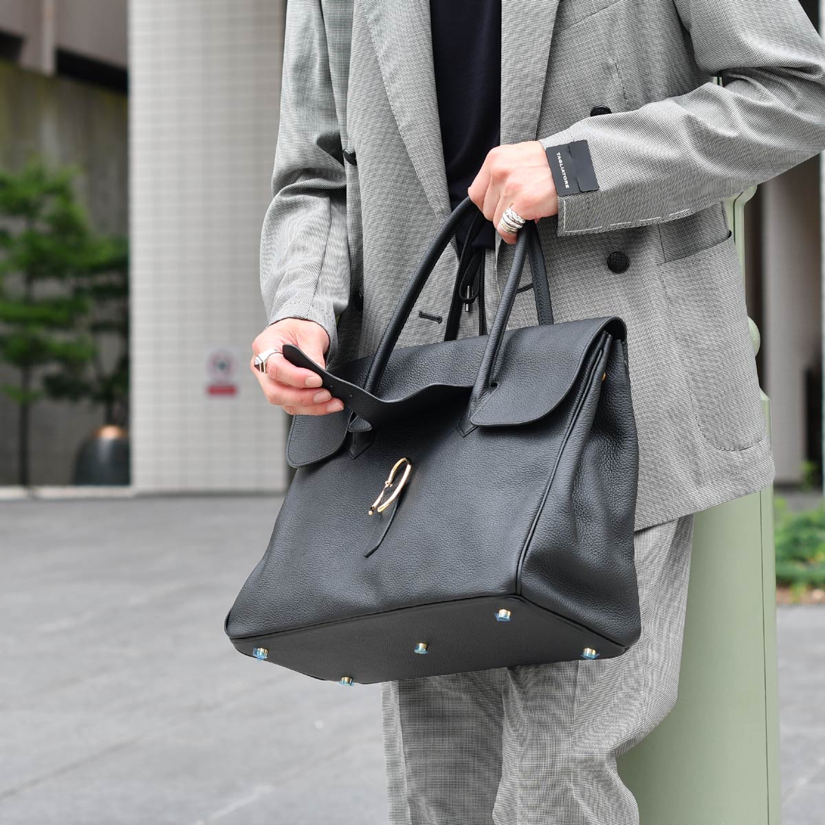 0981 LD FLAP TOTE Col.Grey – Cisei Online Shop