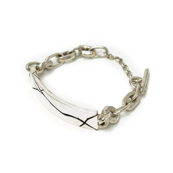 Henson【ヘンソン】 ブレスレット CRACKED ID BRACELET silver（シルバー） : henson2000sil :  CINQUE CLASSICO - 通販 - Yahoo!ショッピング