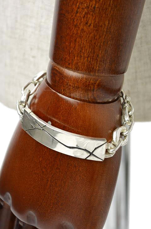 Henson【ヘンソン】 ブレスレット CRACKED ID BRACELET silver（シルバー） : henson2000sil :  CINQUE CLASSICO - 通販 - Yahoo!ショッピング