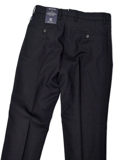 Incotex ブラック　スラックス　46 INCOTEX ブラック スラックス 46