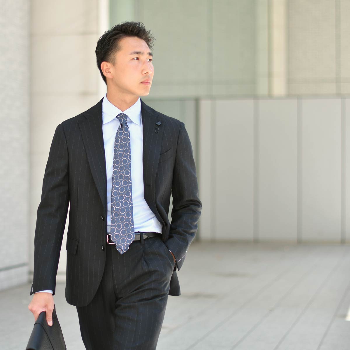 【週末限定】LARDINI ストライプ ビジネススーツ 52 週末限定】LARDINI ストライプ ビジネススーツ 52 週末限定】LARDINI