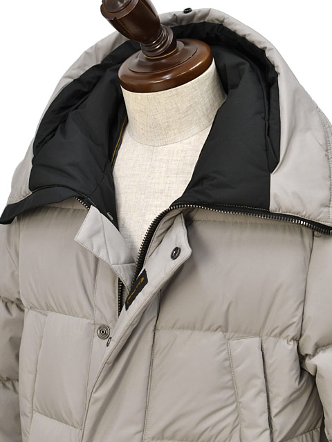 MOORER MOORER【ムーレー】フーデッドダウンブルゾン DAVIDE STP MARMO