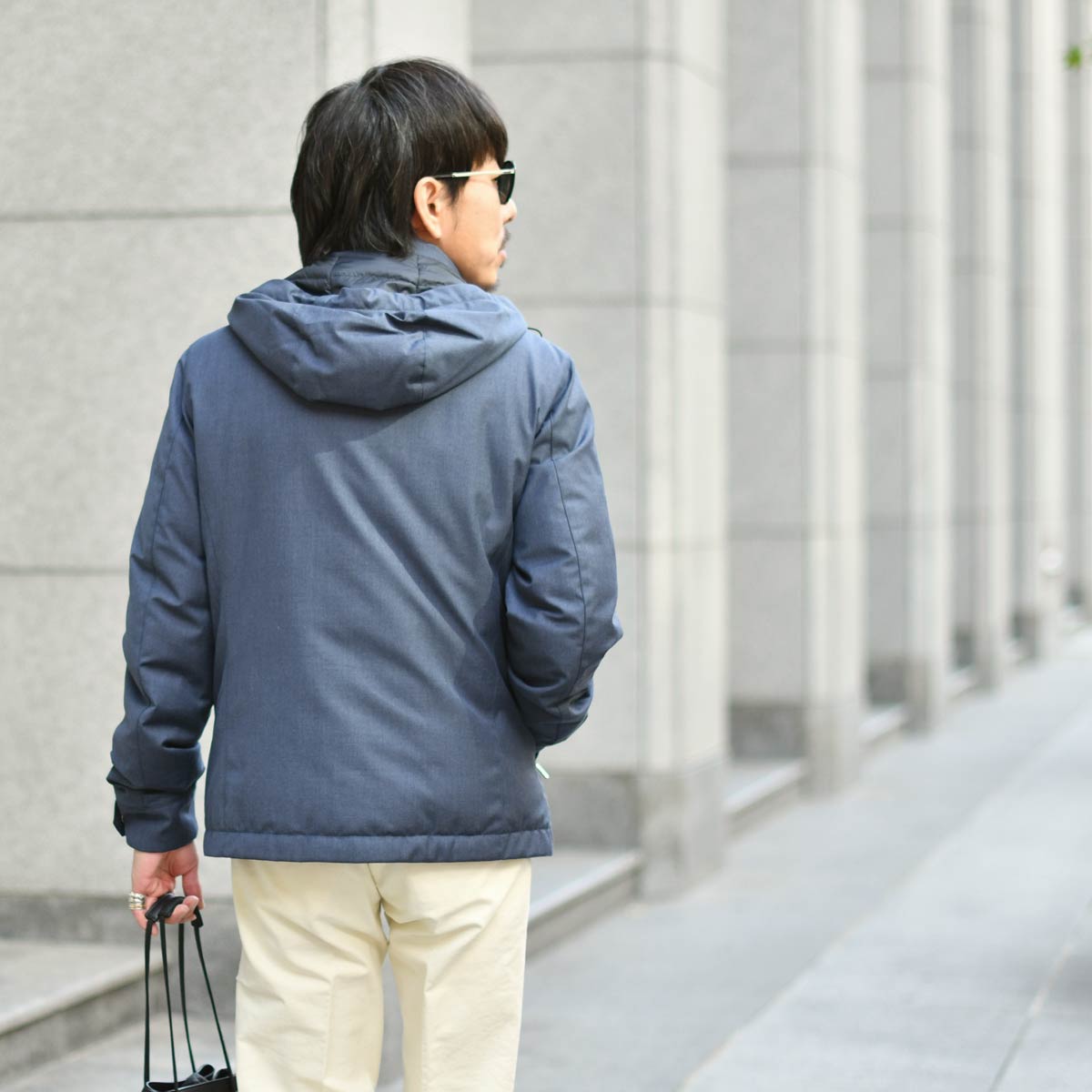 MOORER（ムーレー） MOORER【ムーレー】フーデッドダウンブルゾン