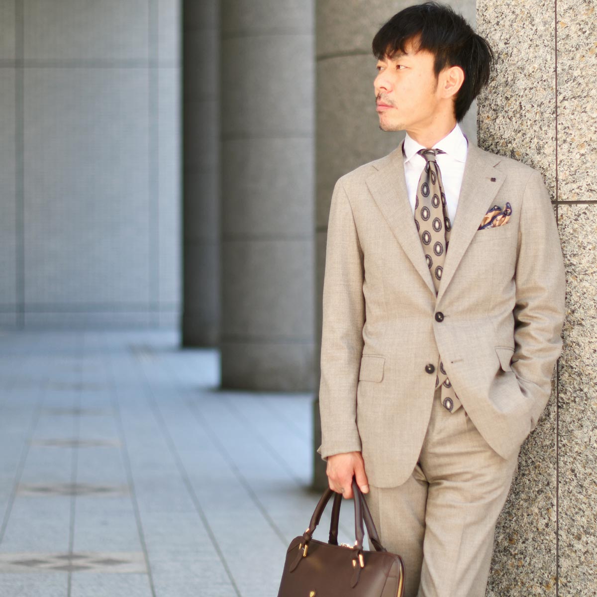 極美品 タリアトーレ スーツ シングル ストライプ 50 Lサイズ ブルー TAGLIATORE TAGLIATORE【タリアトーレ】シングルジャケット G