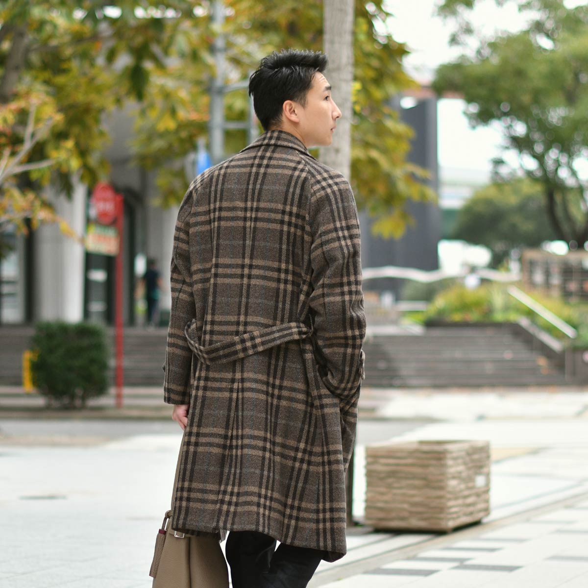 TITO ALLEGRETTO【ティト アレグレット】ダブルベルテッドコート 08H06