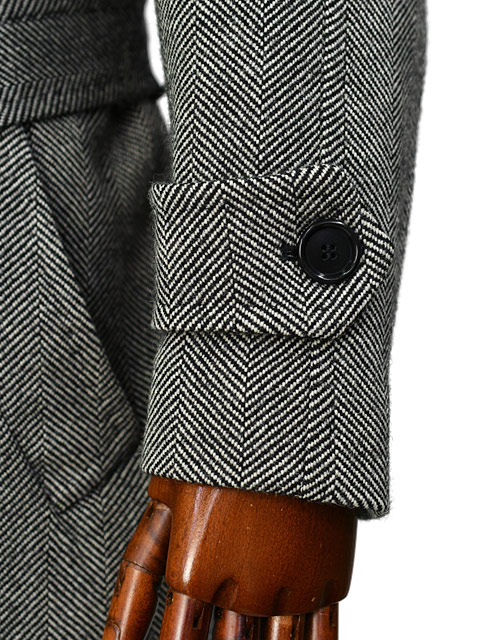 TITO ALLEGRETTO【ティト アレグレット】ダブルベルテッドコート C3345