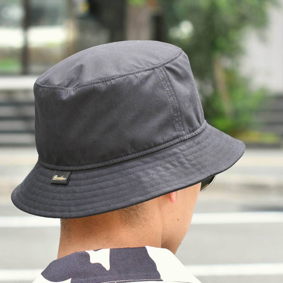Borsalino【ボルサリーノ】バケットハット　バケハ　ポリエステル　ブラック Borsalino（ボルサリーノ） Borsalino【ボルサリーノ】バケットハット