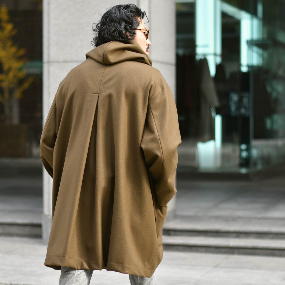 CINI【チニー】フーデッドコート Mod.1 C391CSU 610 Moka ヴァージン