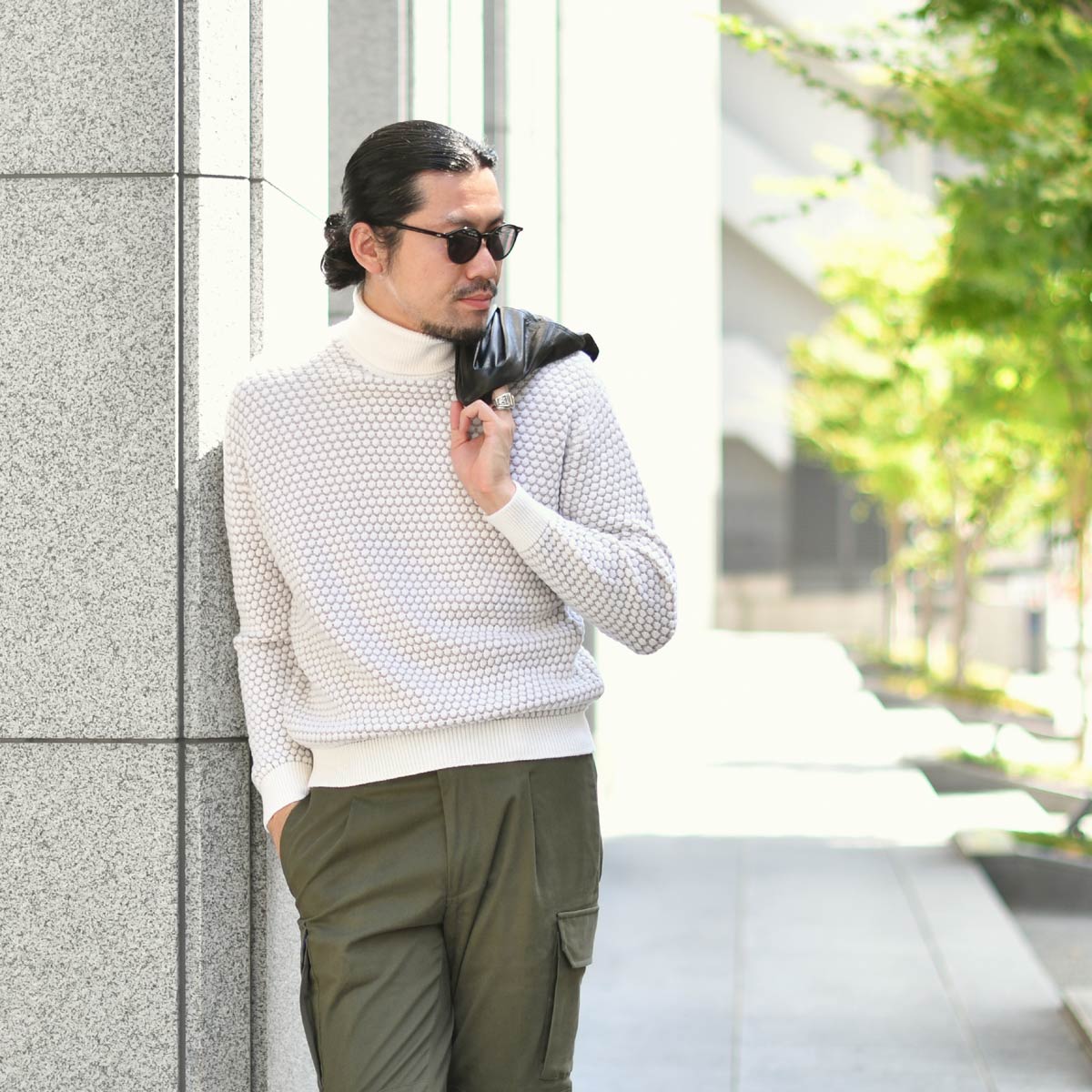 【新品】Settefili Cashmere カシミアグレー タートルネック Settefili Cashmere 【新品】Settefili Cashmere カシミアグレー