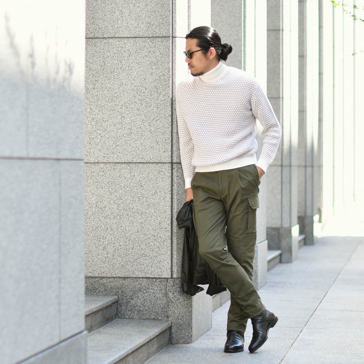 【新品】Settefili Cashmere カシミアグレー タートルネック Settefili Cashmere 【新品】Settefili Cashmere カシミアグレー