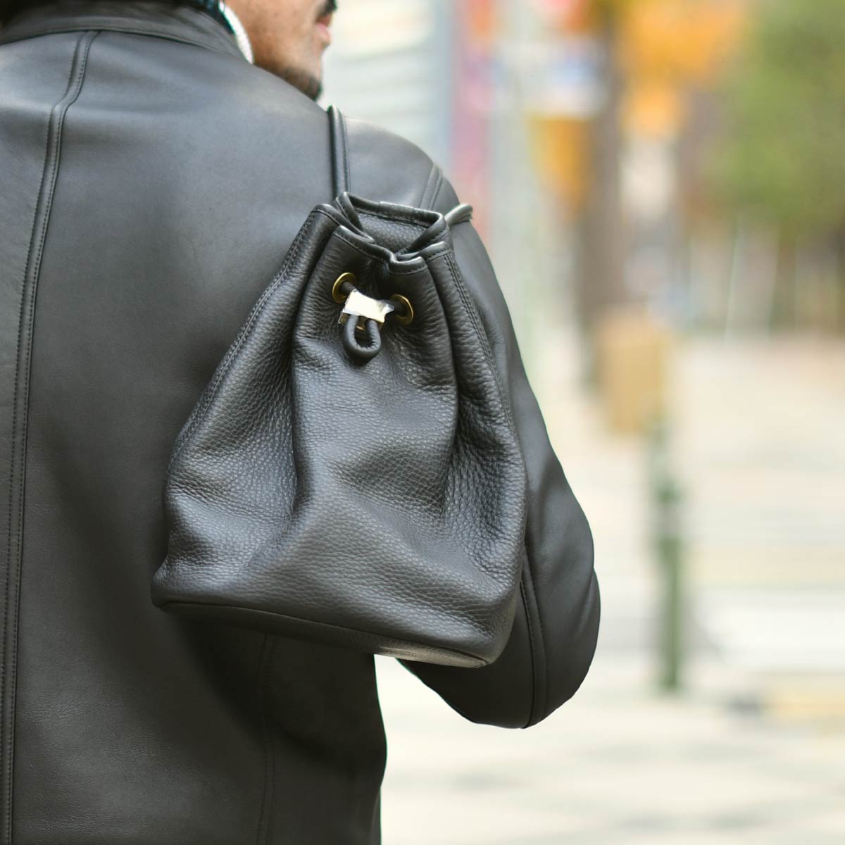 S.MANO【エス マーノ】スモールドローストリングバッグ DRAWSTRING BAG