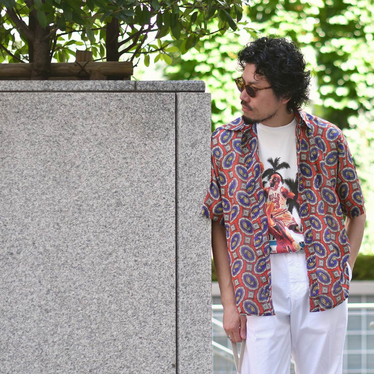 WAXMAN BROTHERS【ワックスマンブラザーズ】プリントシャツ SHORT