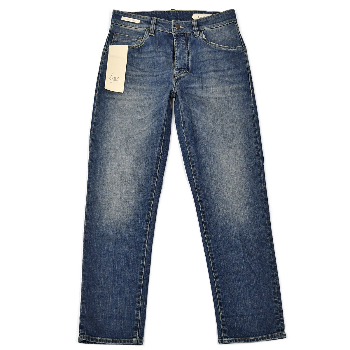 YCHAI ダークブルー テーパードデニム YCHAIイカイ デニム ROBUSTO(ロブスト） BLUE | ITAL STYLE WEAR