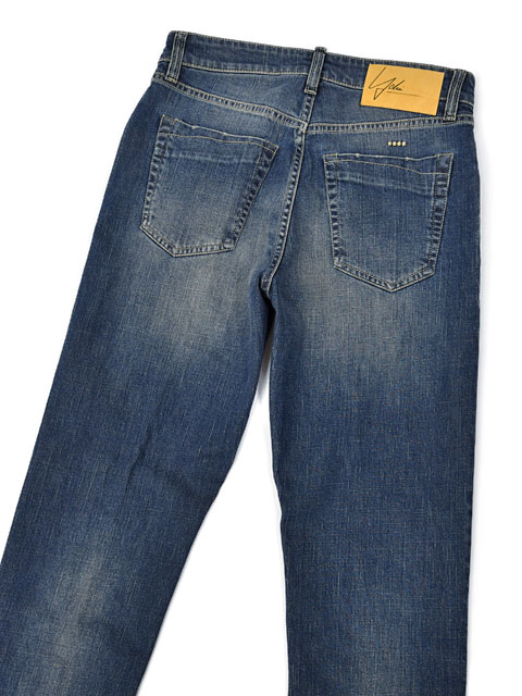 YCHAI ダークブルー テーパードデニム YCHAIイカイ デニム ROBUSTO(ロブスト） BLUE | ITAL STYLE WEAR