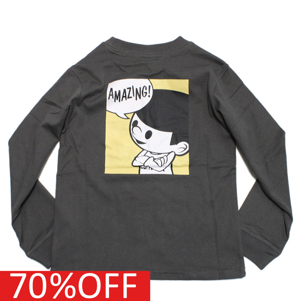 セール 「70%OFF」 長袖Tシャツ 