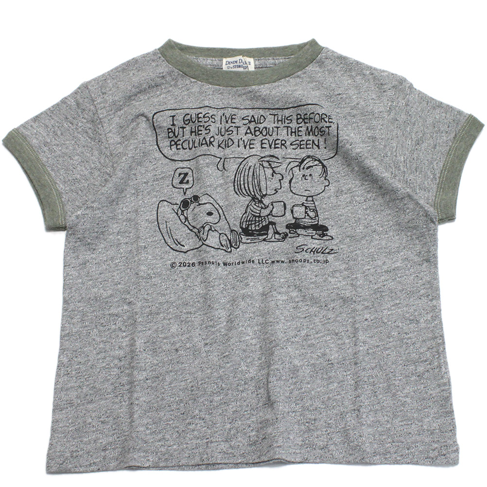 デニム＆ダンガリー　新品タグ付　スヌーピー　半袖T 02 チャーリーブラウン DENIM DUNGAREE（デニムアンドダンガリー） 半袖Tシャツ 