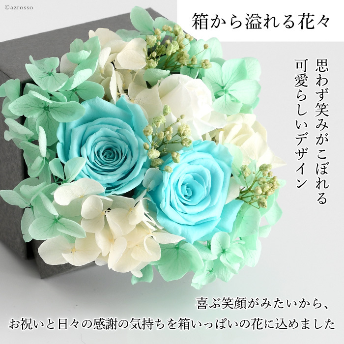 プリザーブドフラワー　バラ　紫陽花セット cdfbth004_4.jpg