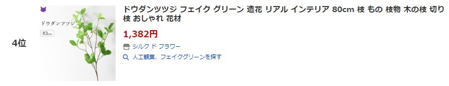 ランキング受賞のドウダンツツジ