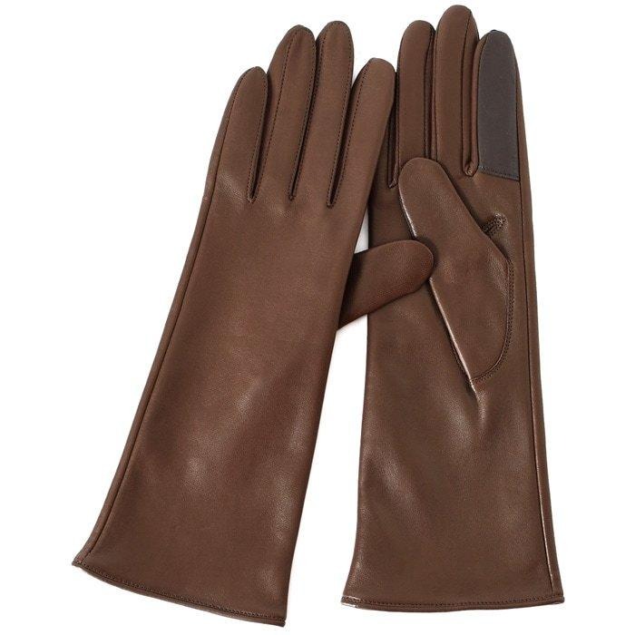 KURODA（クロダ） 日本製 スマホ対応 手袋 ロング 羊 革 レディース