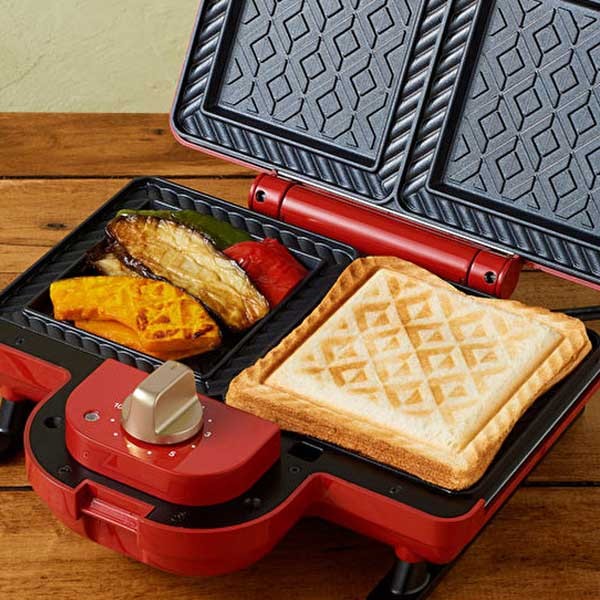 イデア Idea ブルーノ Bruno ホットサンドメーカー ダブル コーラルピンク Boe044 Cpk Z Citron Glaces 通販 Yahoo ショッピング