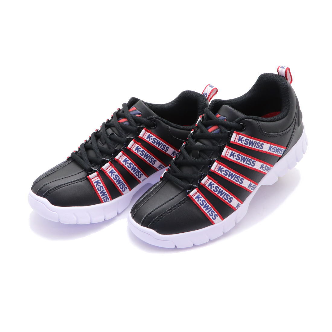 大きいサイズ メンズ K-SWISS (ケースイス) レザー 5本ライン